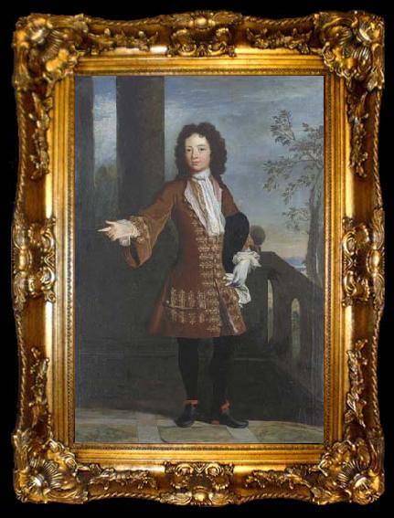 framed  Jean-Louis-Ernest Meissonier Jean-Baptiste de Roll-Montpellier enfant, ta009-2